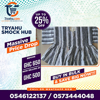 Quality Handwoven Ghanaian Smocks | Tryahu Cultural Wear
